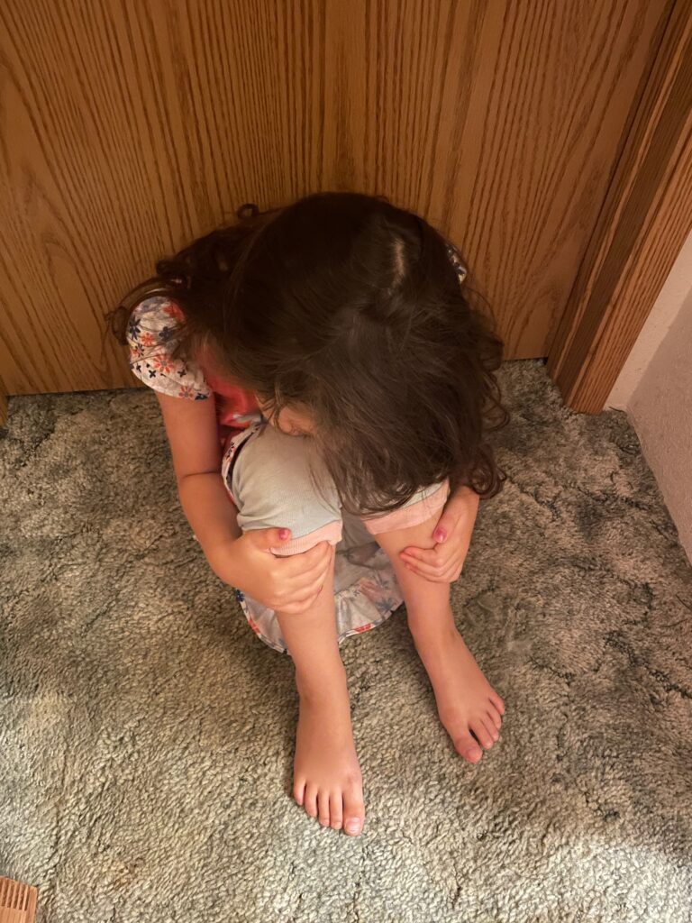 4-year-old displaying unwanted behavior