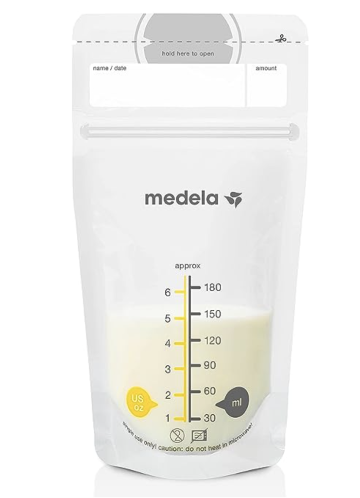 image of Madela breastmilk storage bag